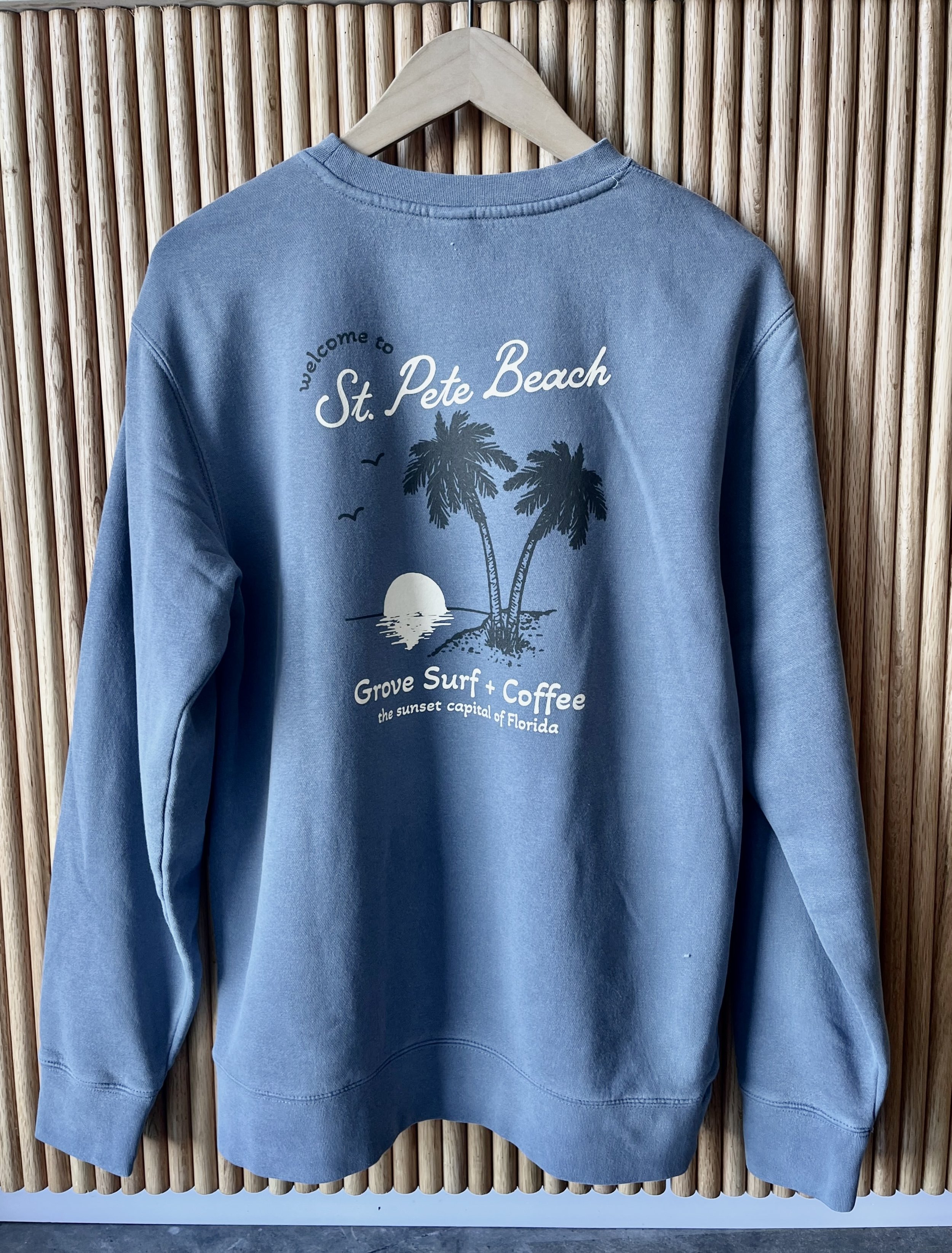 Grove Surf + Coffee Sundown Crew Fleece — Grove Surf + Coffee